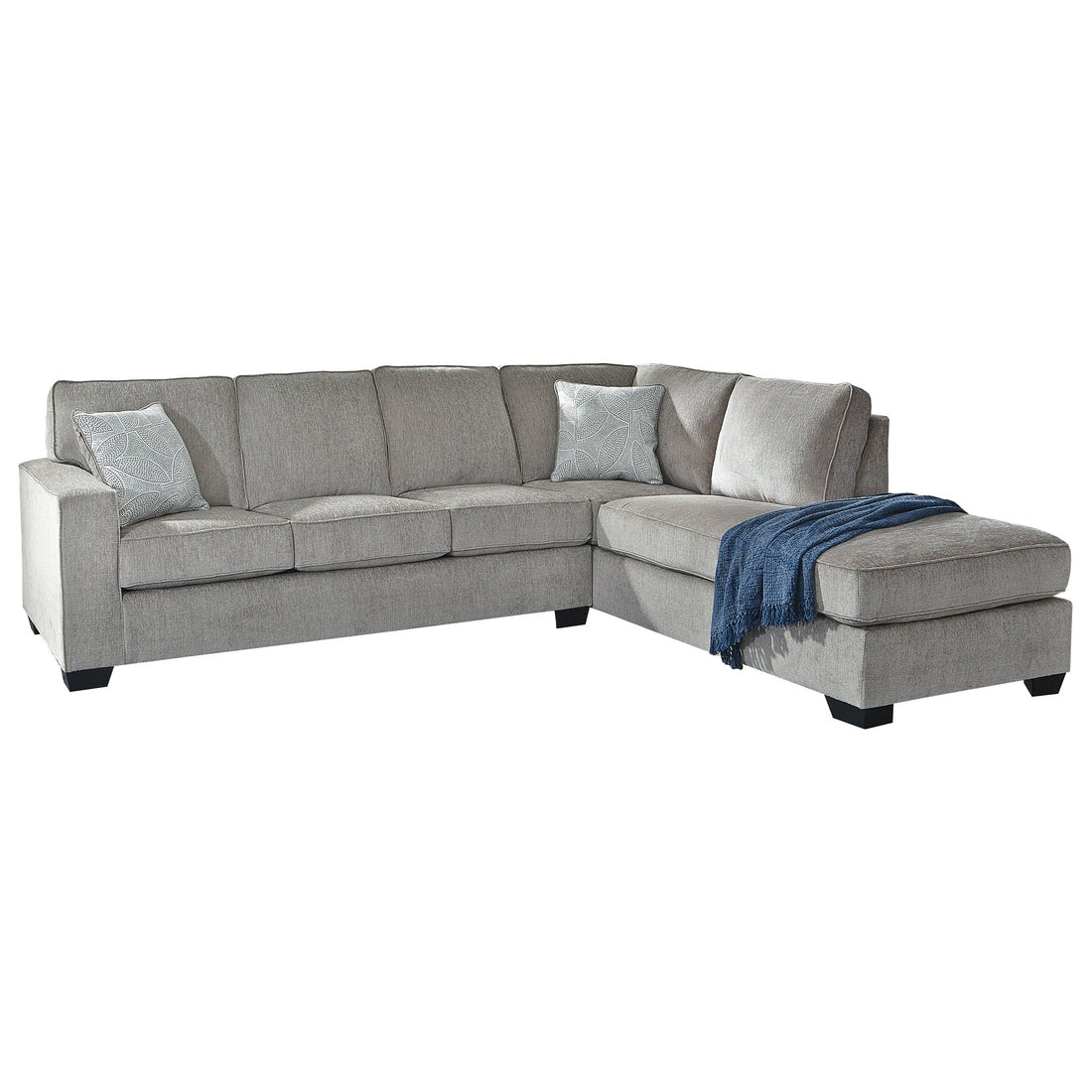 Altari 2-Piece Sectional with Chaise - Ash-87214S2 - Underkut