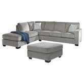 Altari 2-Piece Sectional with Ottoman - Ash-87214U2 - Underkut