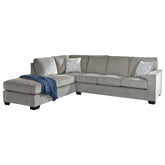 Altari 2-Piece Sectional with Ottoman - Ash-87214U2 - Underkut