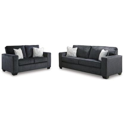 Altari Sofa Sleeper and Loveseat - Ash-87213U4 - Underkut