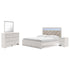 Altyra King Upholstered Panel Storage Bed, Dresser, Mirror and Nightstand - Ash-B2640B32 - Underkut