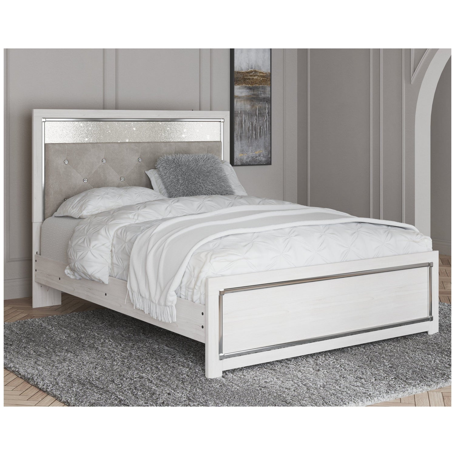 Altyra Panel Bed - Ash-B2640B2 - Underkut