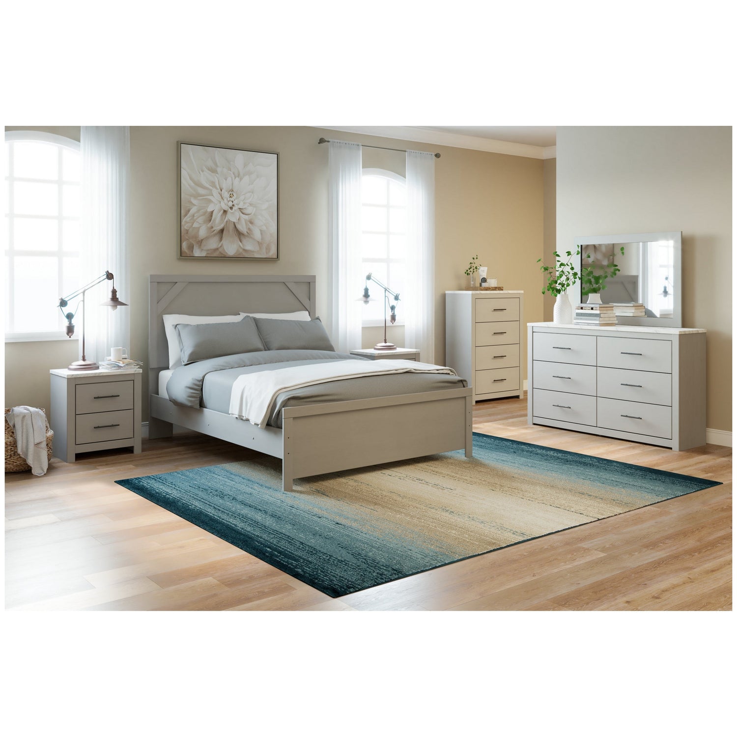 Cottonburg Panel Bed