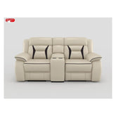 Power Double Reclining Love Seat with Center Console 8229NDG-2PW