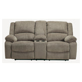 Draycoll Reclining Loveseat with Console