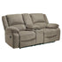 Draycoll Reclining Loveseat with Console Ash-7650594