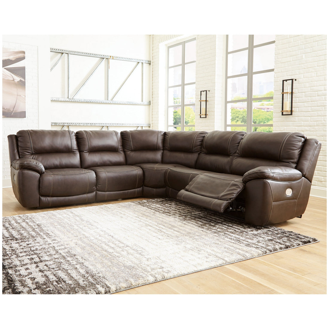 Dunleith 5-Piece Power Reclining Sectional