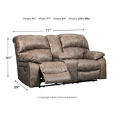 Dunwell Power Reclining Loveseat with Console