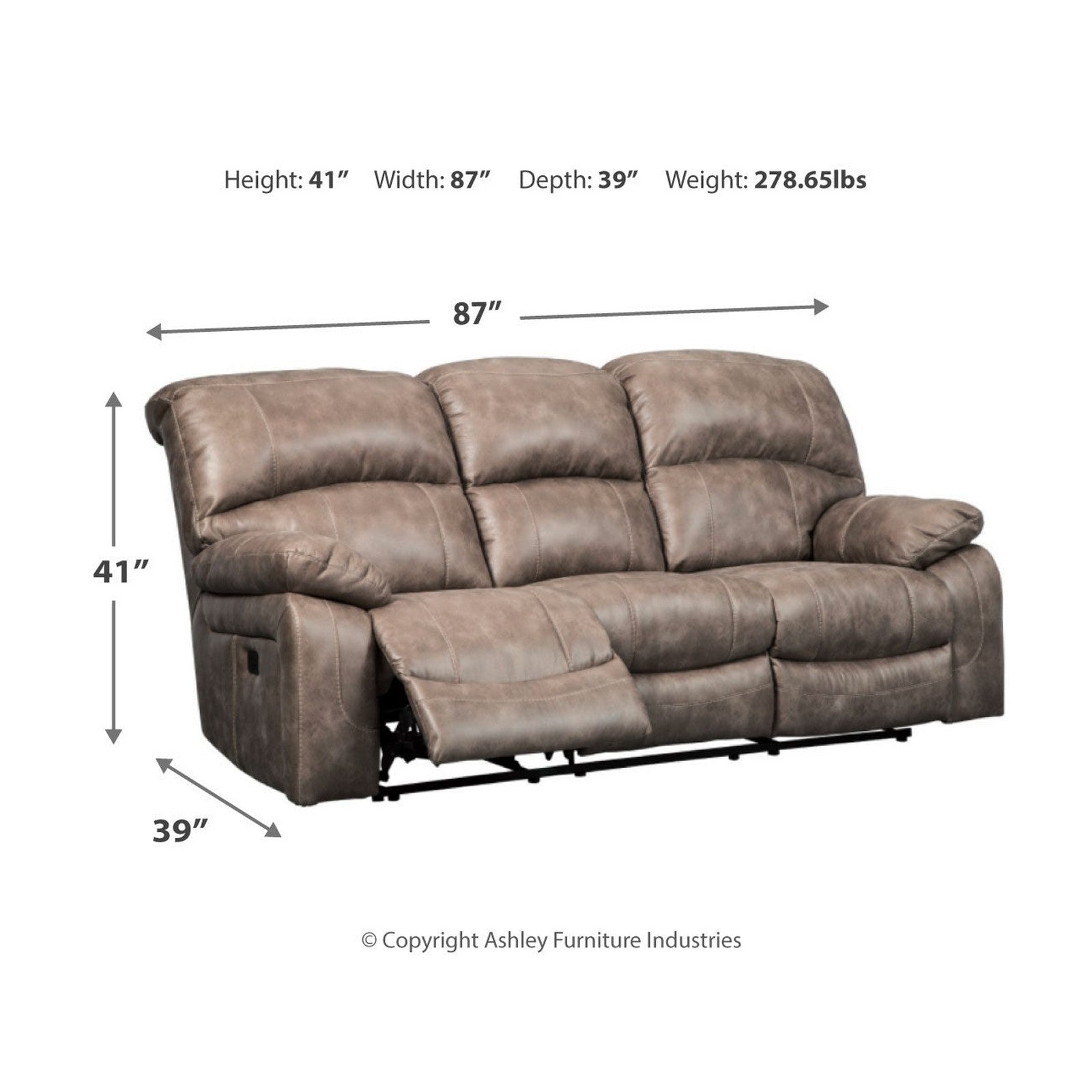 Dunwell Power Reclining Sofa