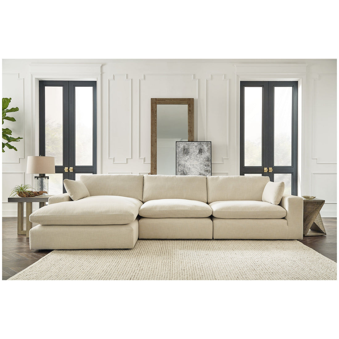 Elyza 3-Piece Sectional with Chaise