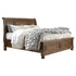 Flynnter Sleigh Bed with 2 Storage Drawers Ash-B719B9