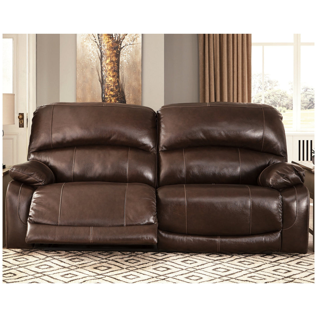 Hallstrung Power Reclining Sofa Ash-U5240247