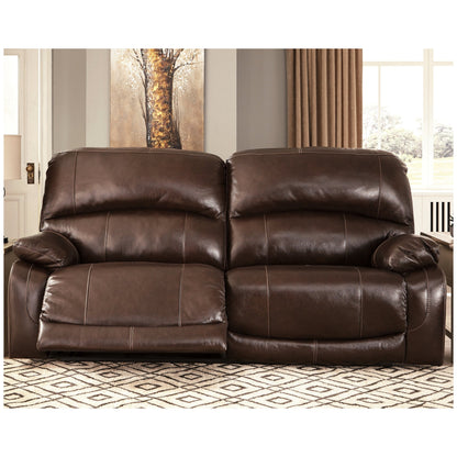 Hallstrung Power Reclining Sofa Ash-U5240247