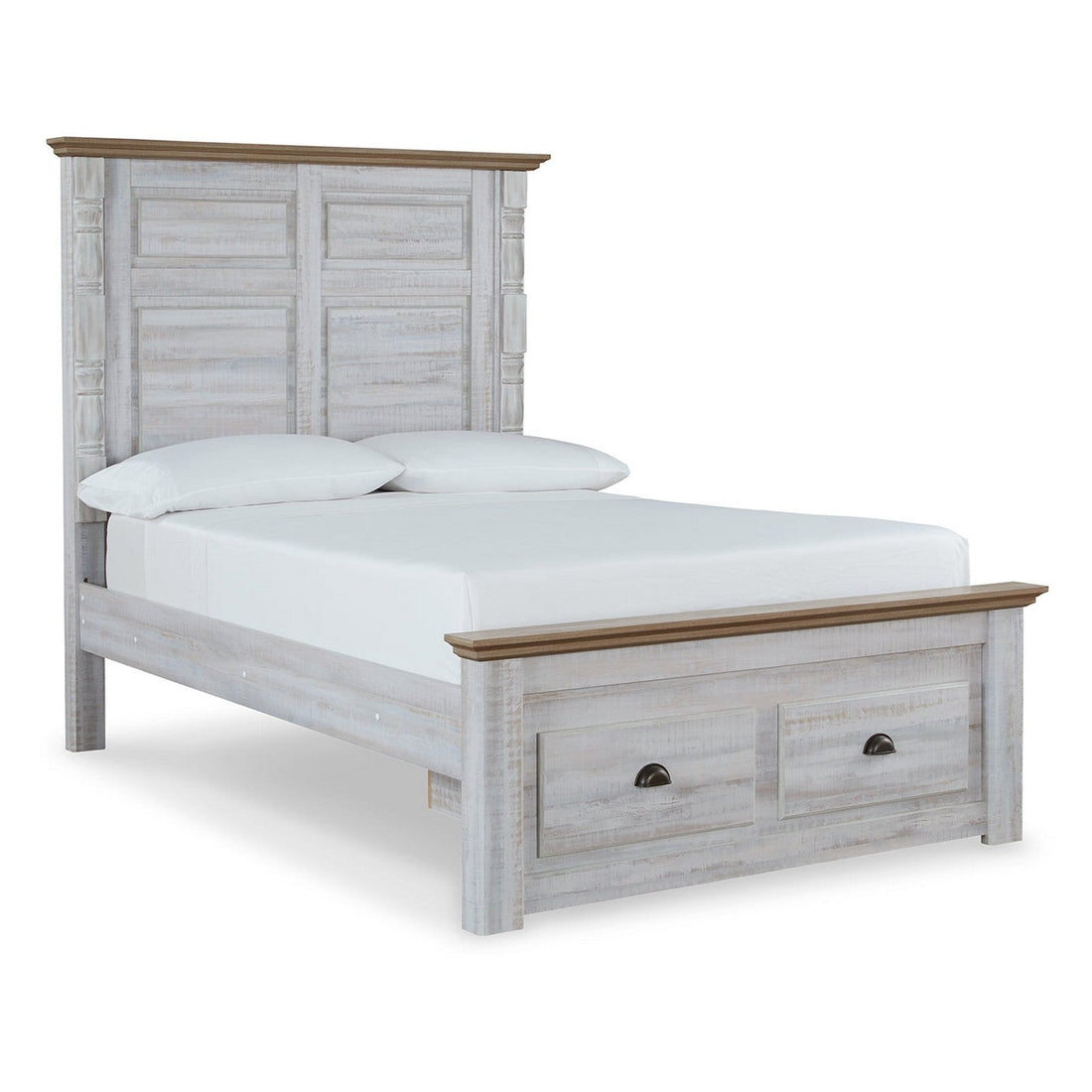 Haven Bay Panel Storage Bed Ash-B1512B6