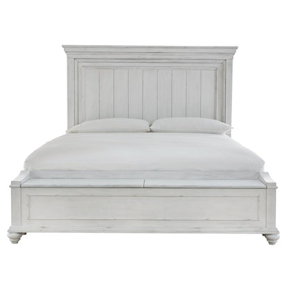 Kanwyn Panel Bed with Storage Bench