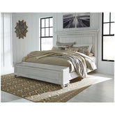 Kanwyn Panel Bed with Storage Bench