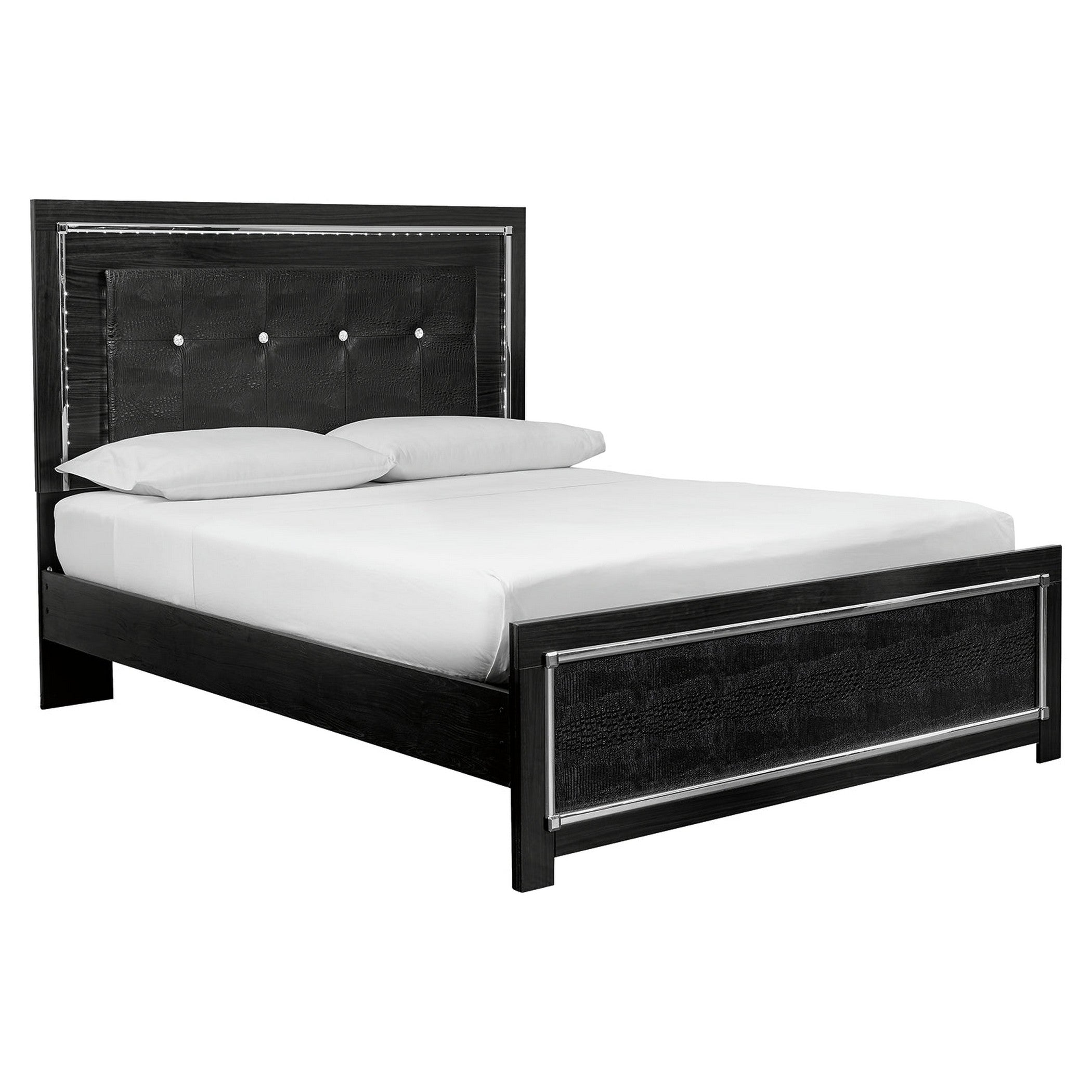 Kaydell Upholstered Panel Bed Ash-B1420B2