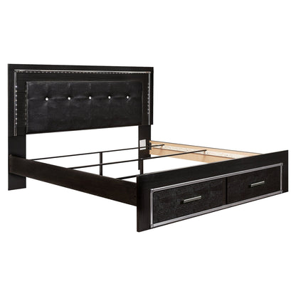 Kaydell Upholstered Panel Bed with Storage