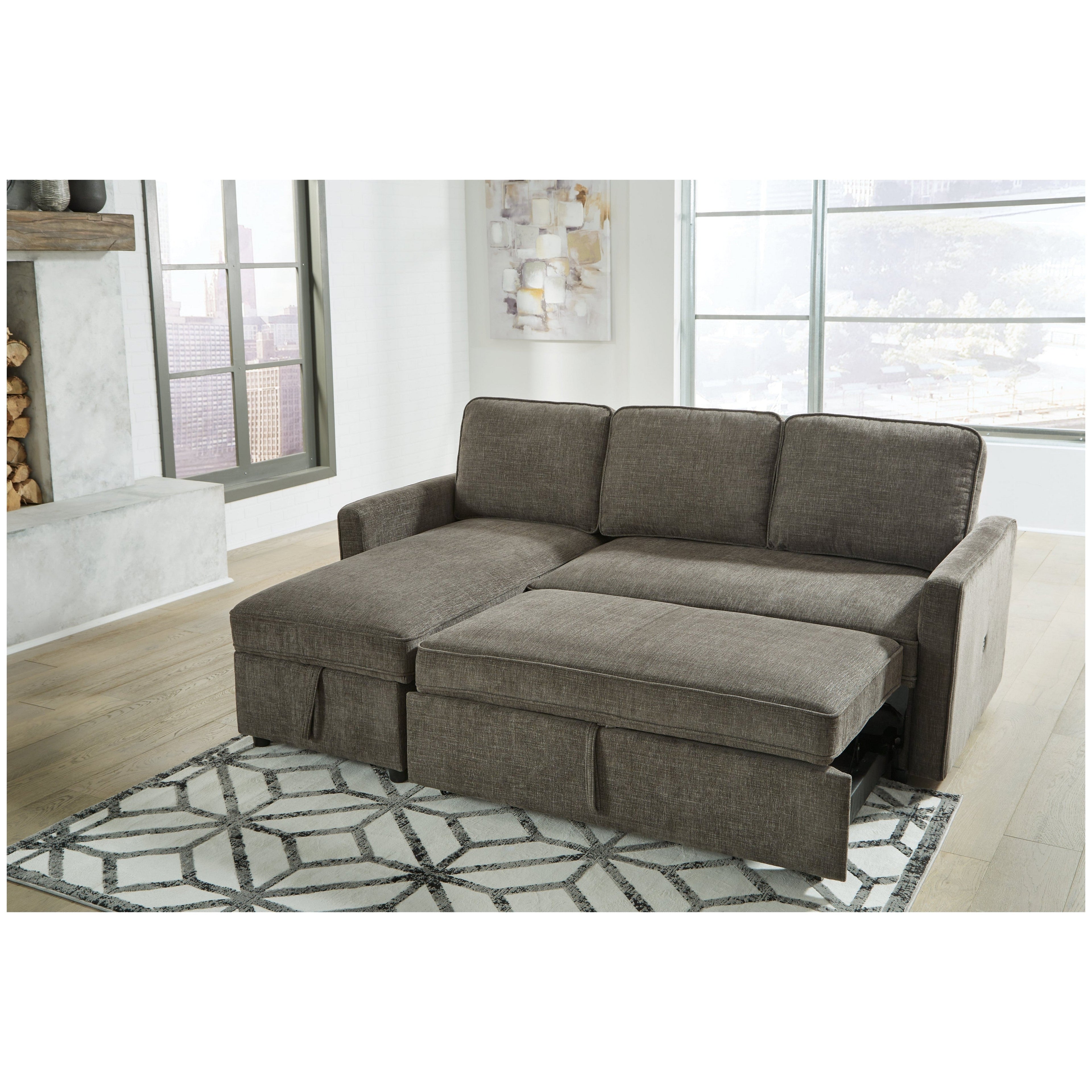 Kerle 2-Piece Sectional with Pop Up Bed