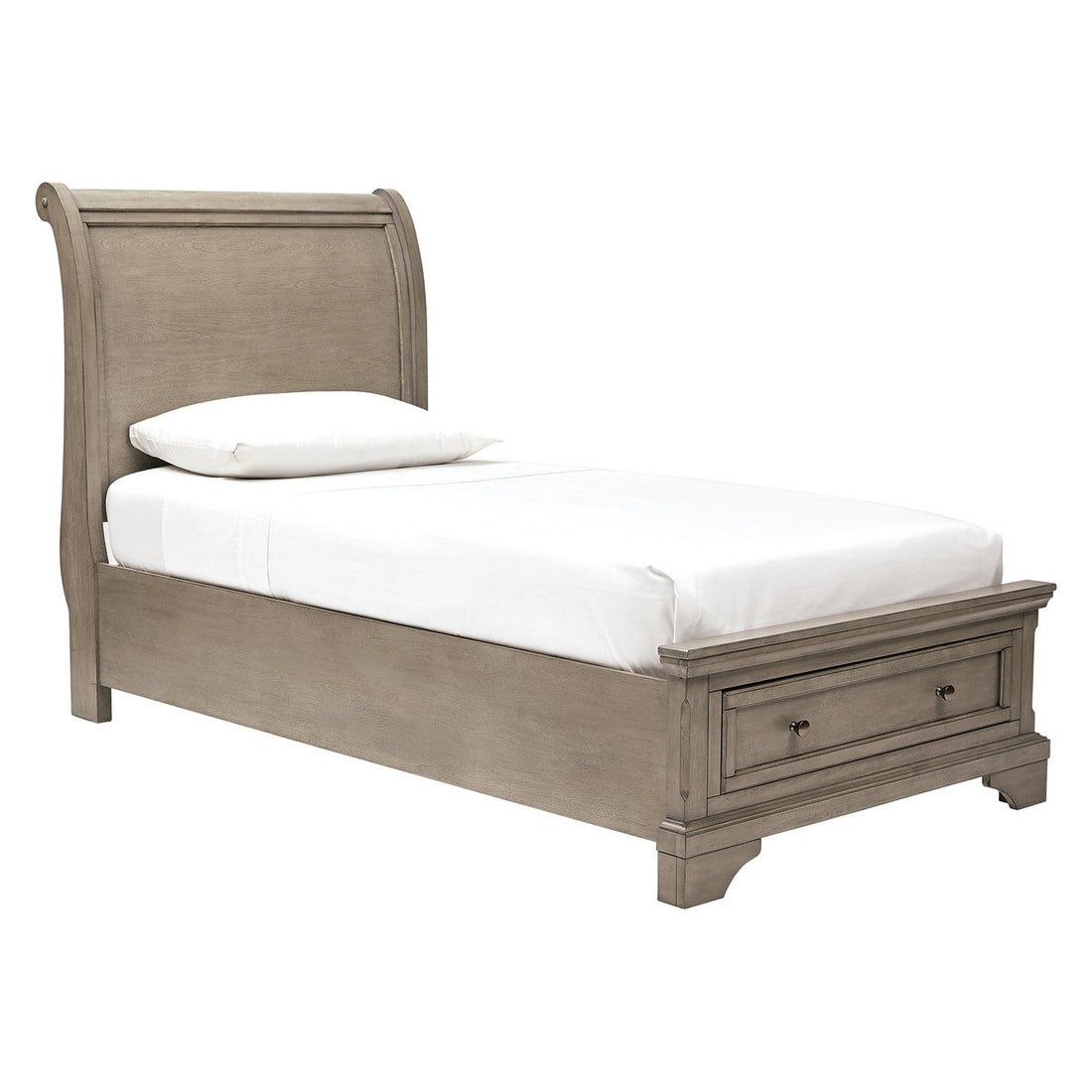 Lettner Sleigh Bed Ash-B733B21