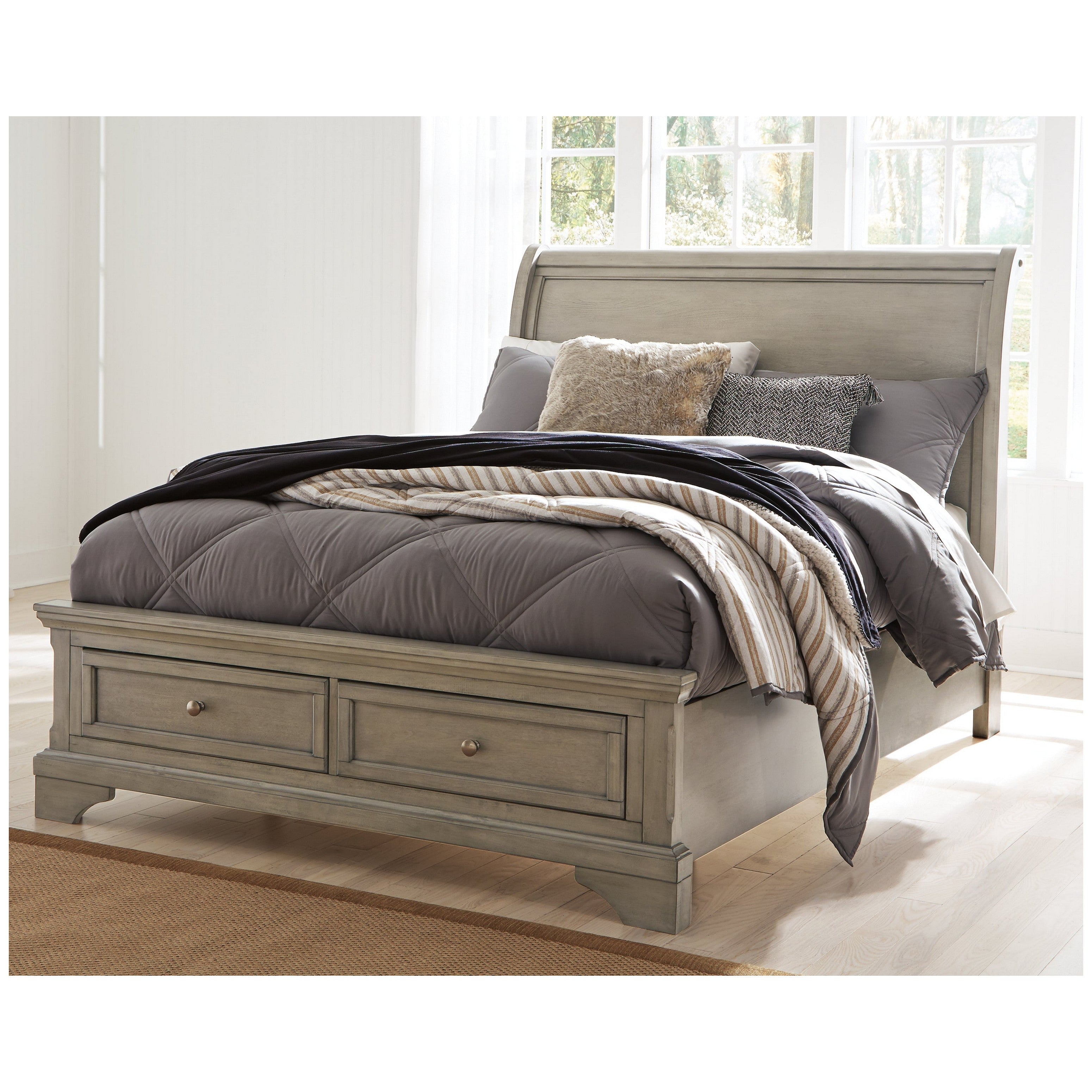 Lettner Sleigh Bed