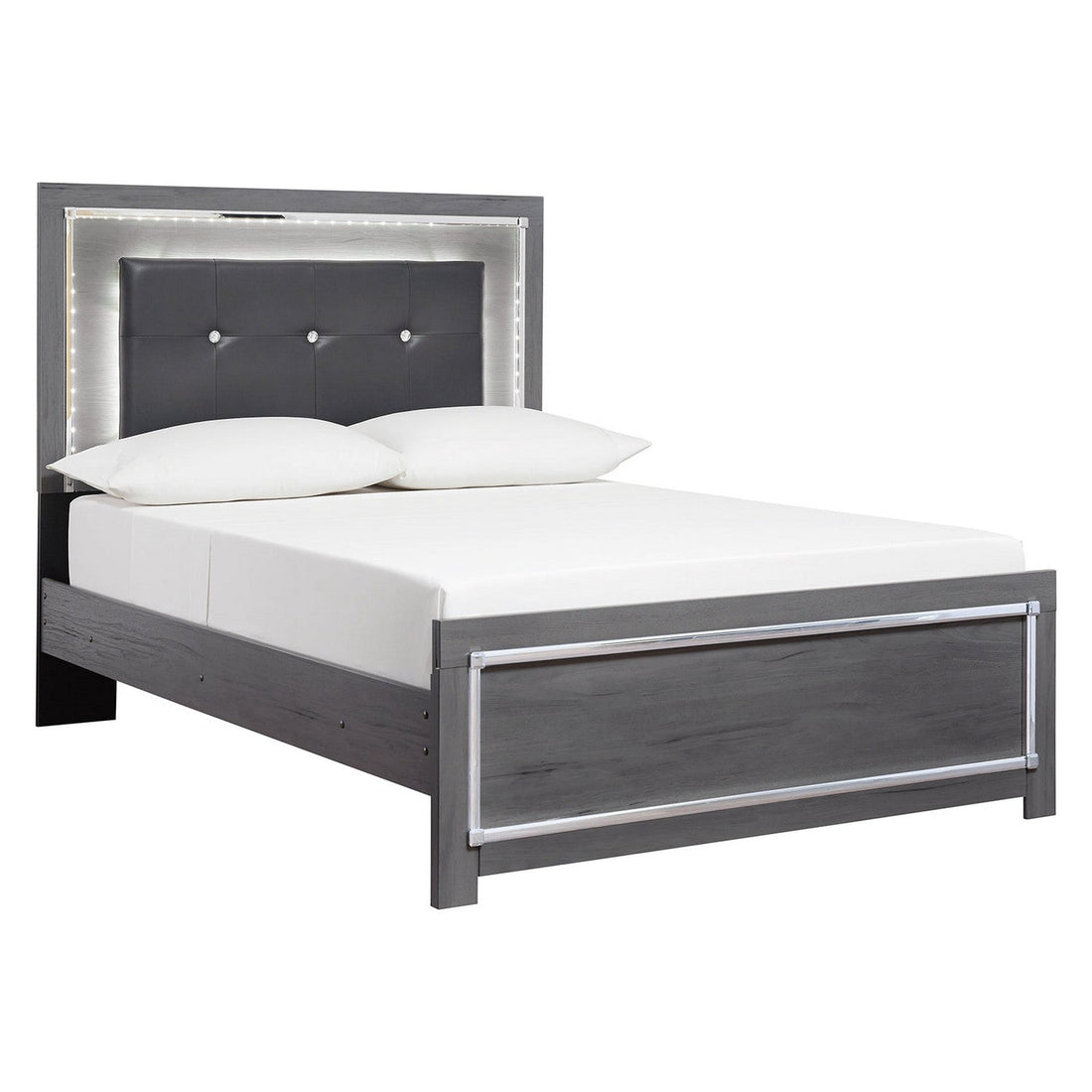 Lodanna Panel Bed Ash-B214B4