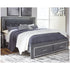 Lodanna Panel Bed with 2 Storage Drawers Ash-B214B11