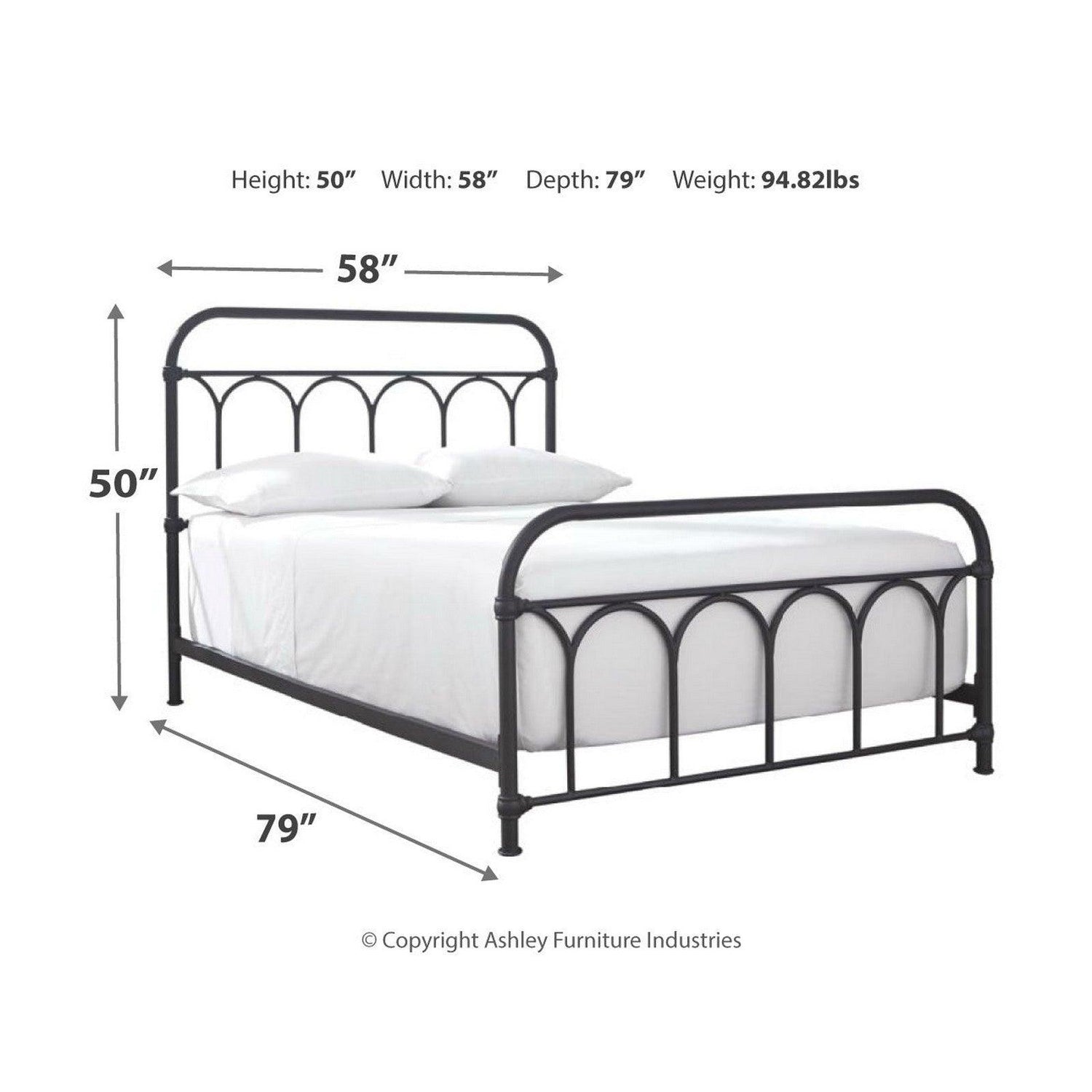 Nashburg Metal Bed