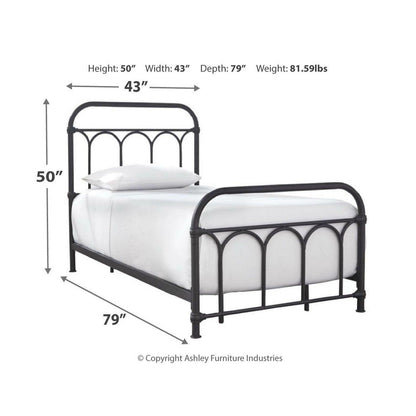 Nashburg Metal Bed