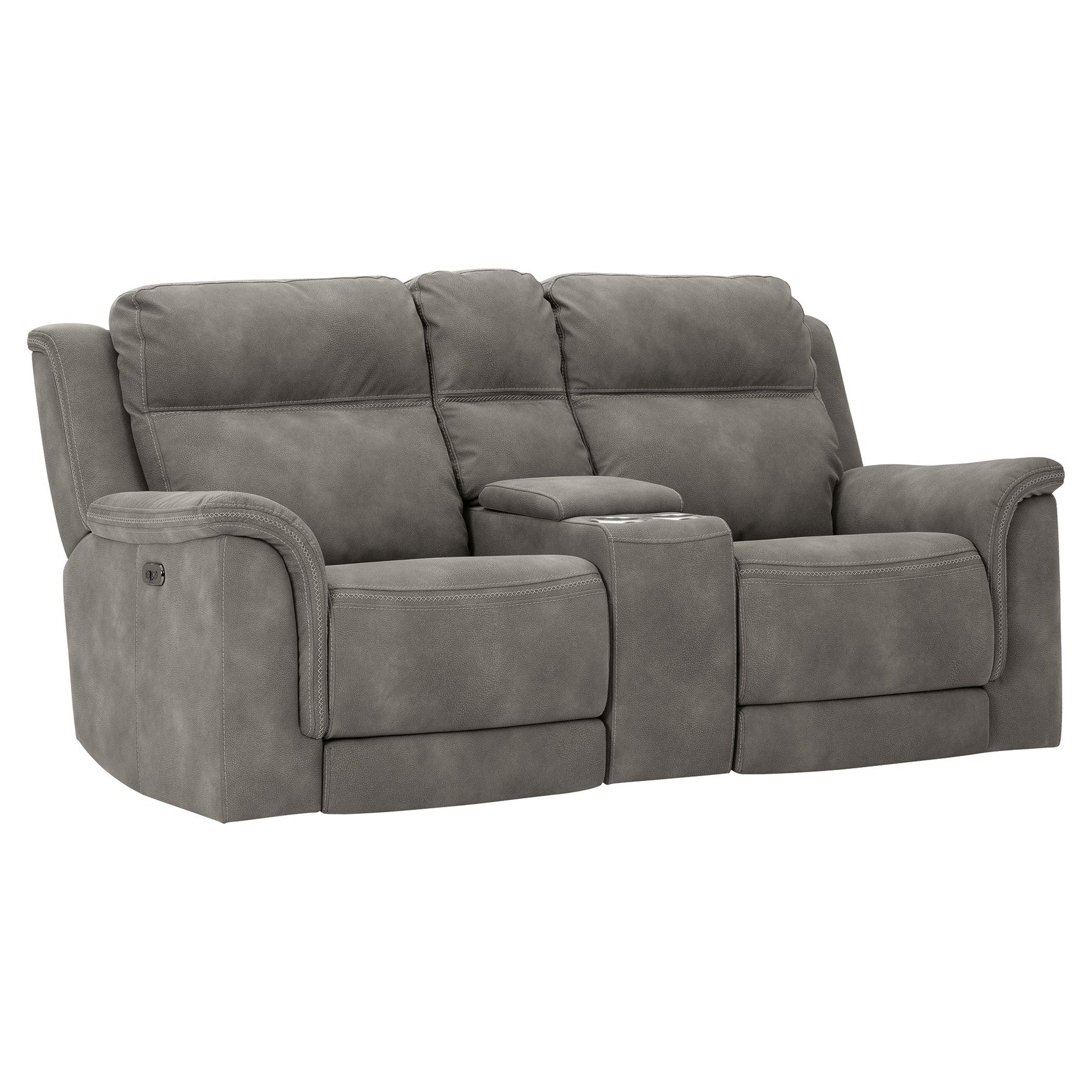 Next-Gen DuraPella Power Reclining Loveseat with Console Ash-5930118