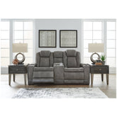 Next-Gen DuraPella Power Reclining Loveseat with Console