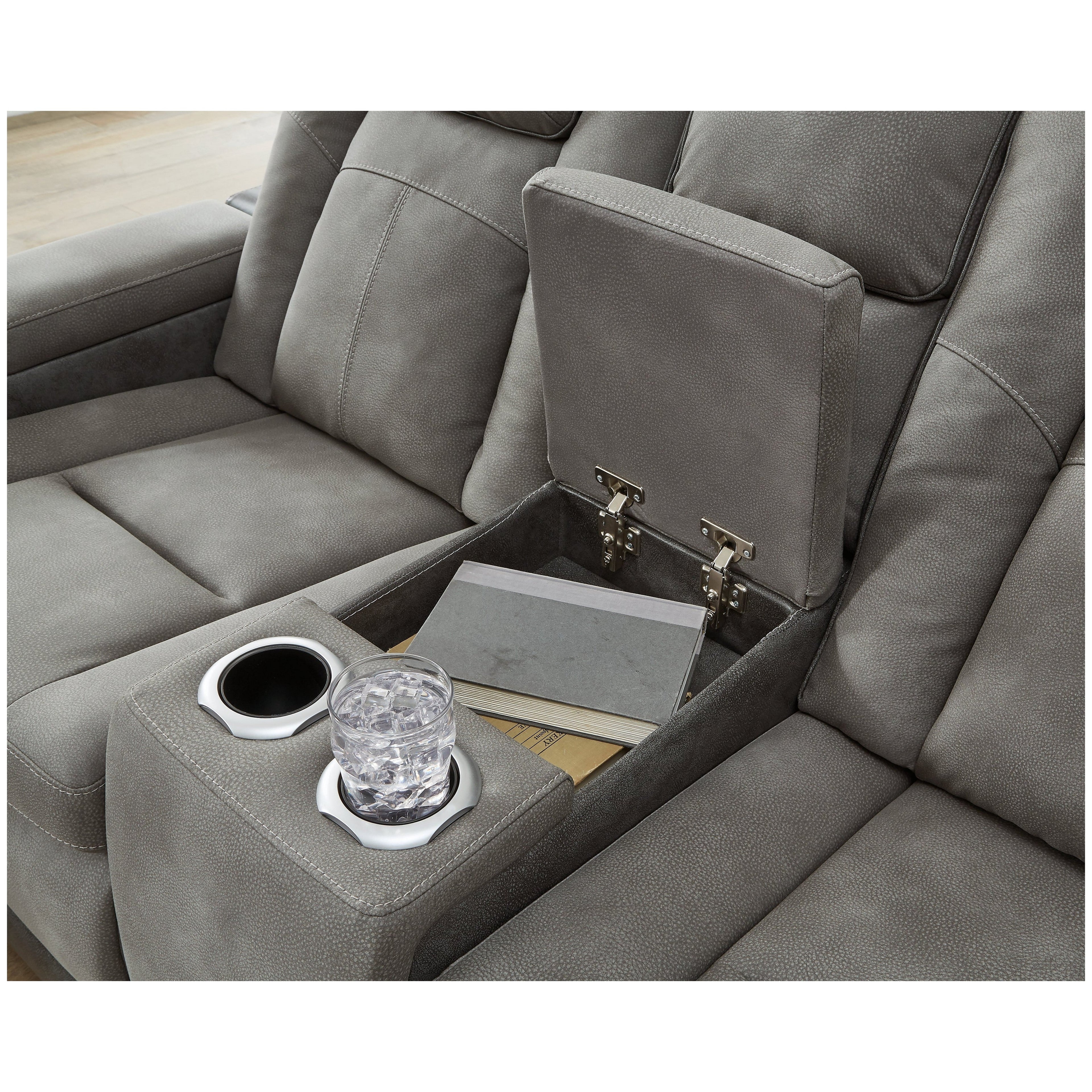 Next-Gen DuraPella Power Reclining Loveseat with Console