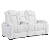 Party Time Power Reclining Loveseat With Console - Beck&