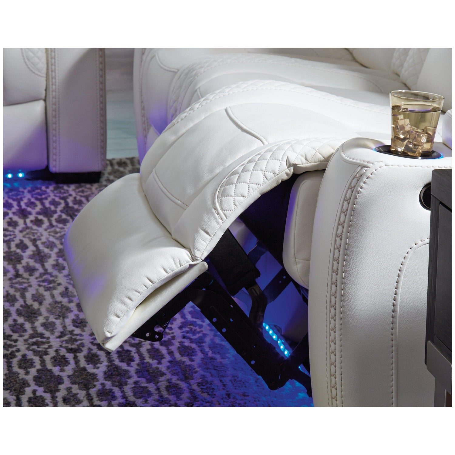 Party Time Power Reclining Loveseat with Console