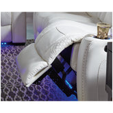 Party Time Power Reclining Loveseat with Console