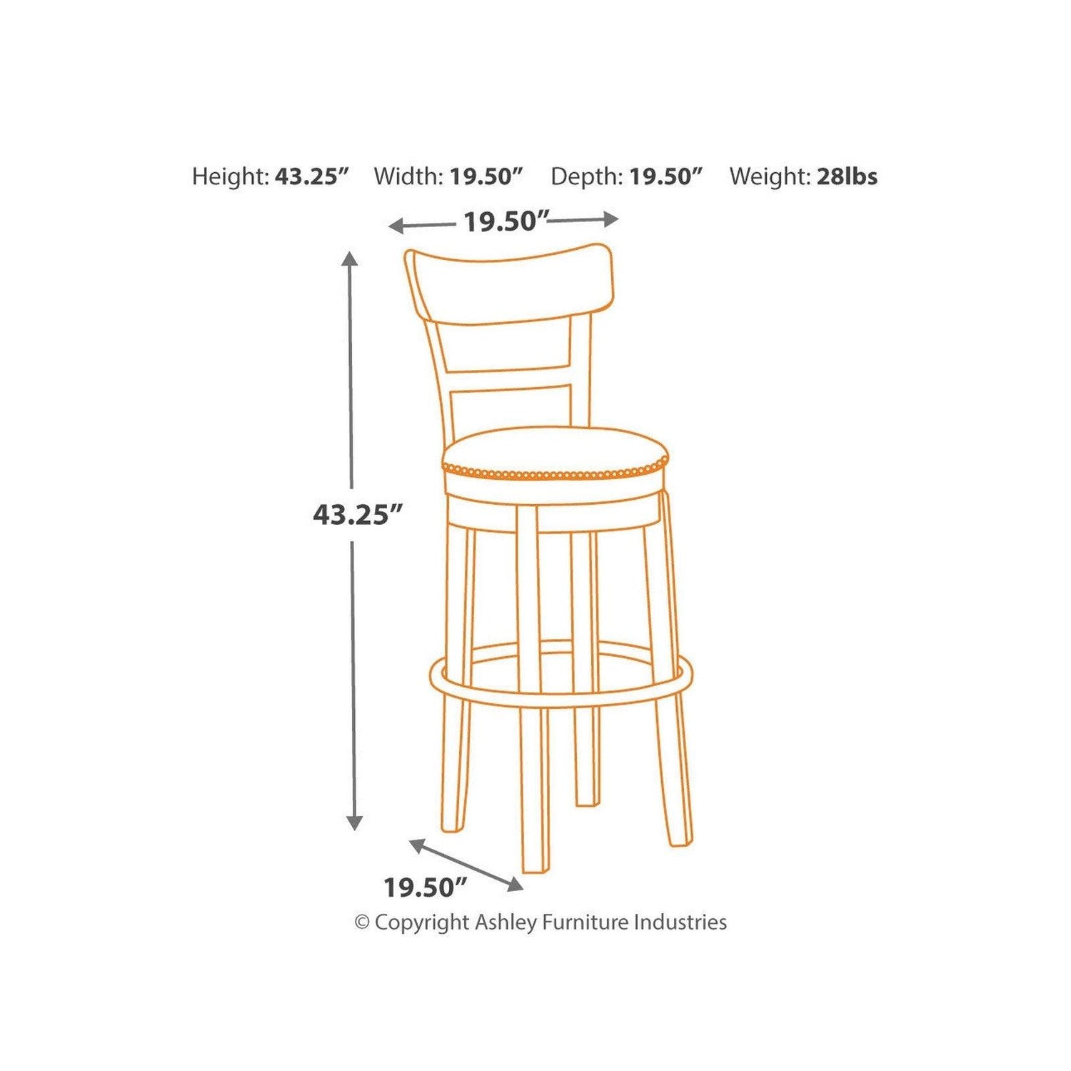 Pinnadel Bar Stool