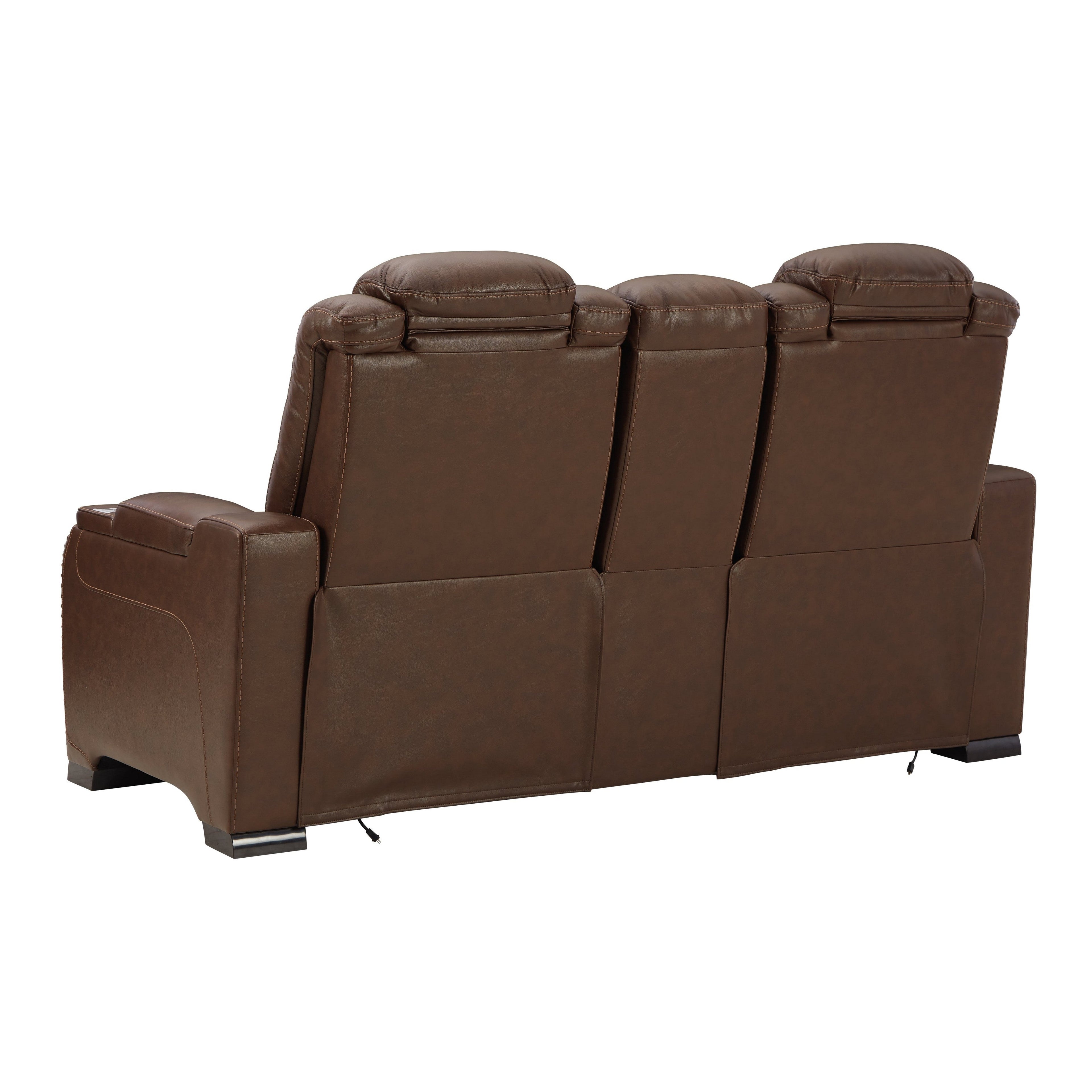 The Man-Den Power Reclining Loveseat with Console