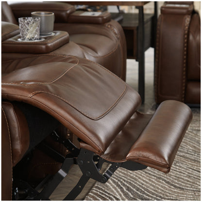 The Man-Den Power Reclining Loveseat with Console