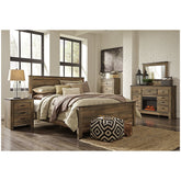 Trinell Panel Bed