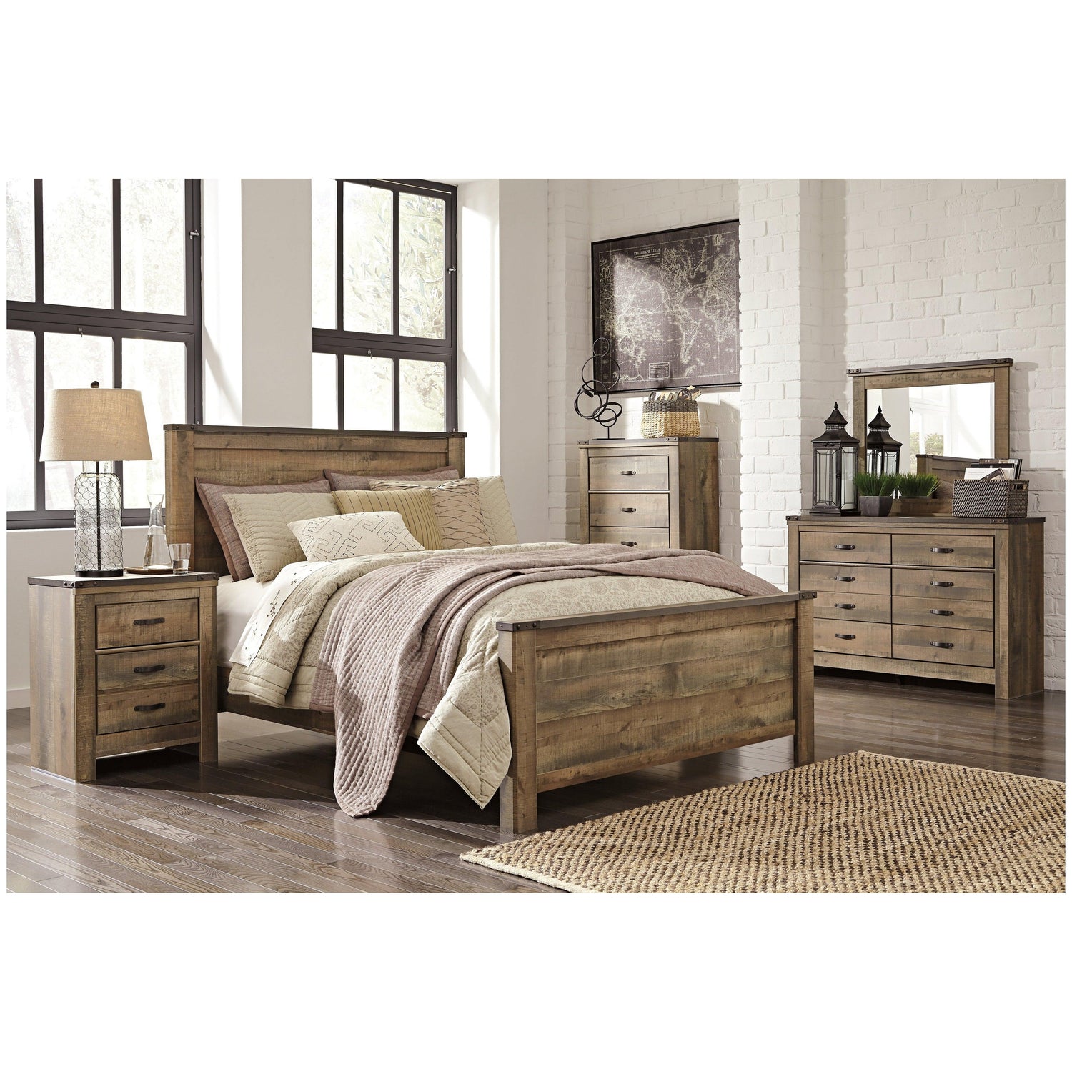 Trinell Panel Headboard