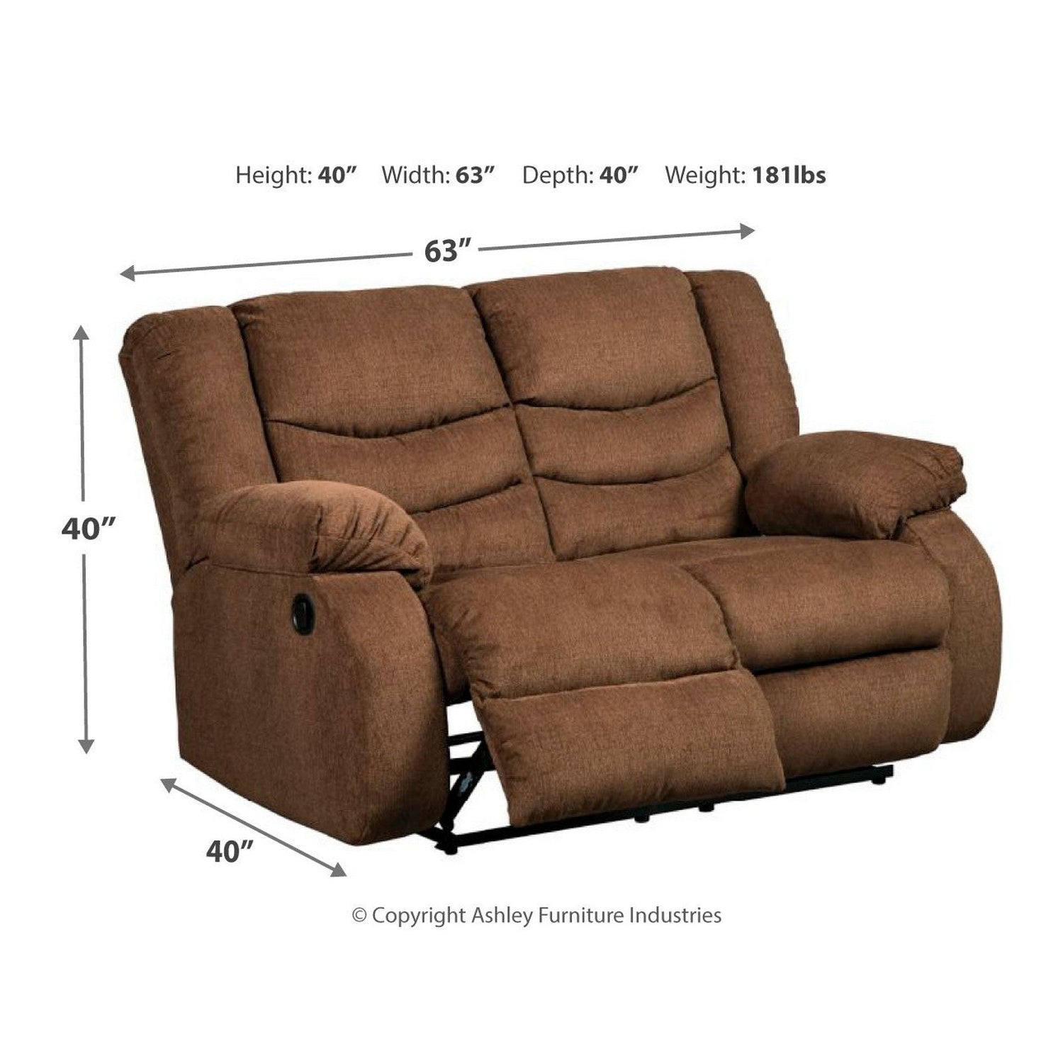 Tulen Reclining Loveseat