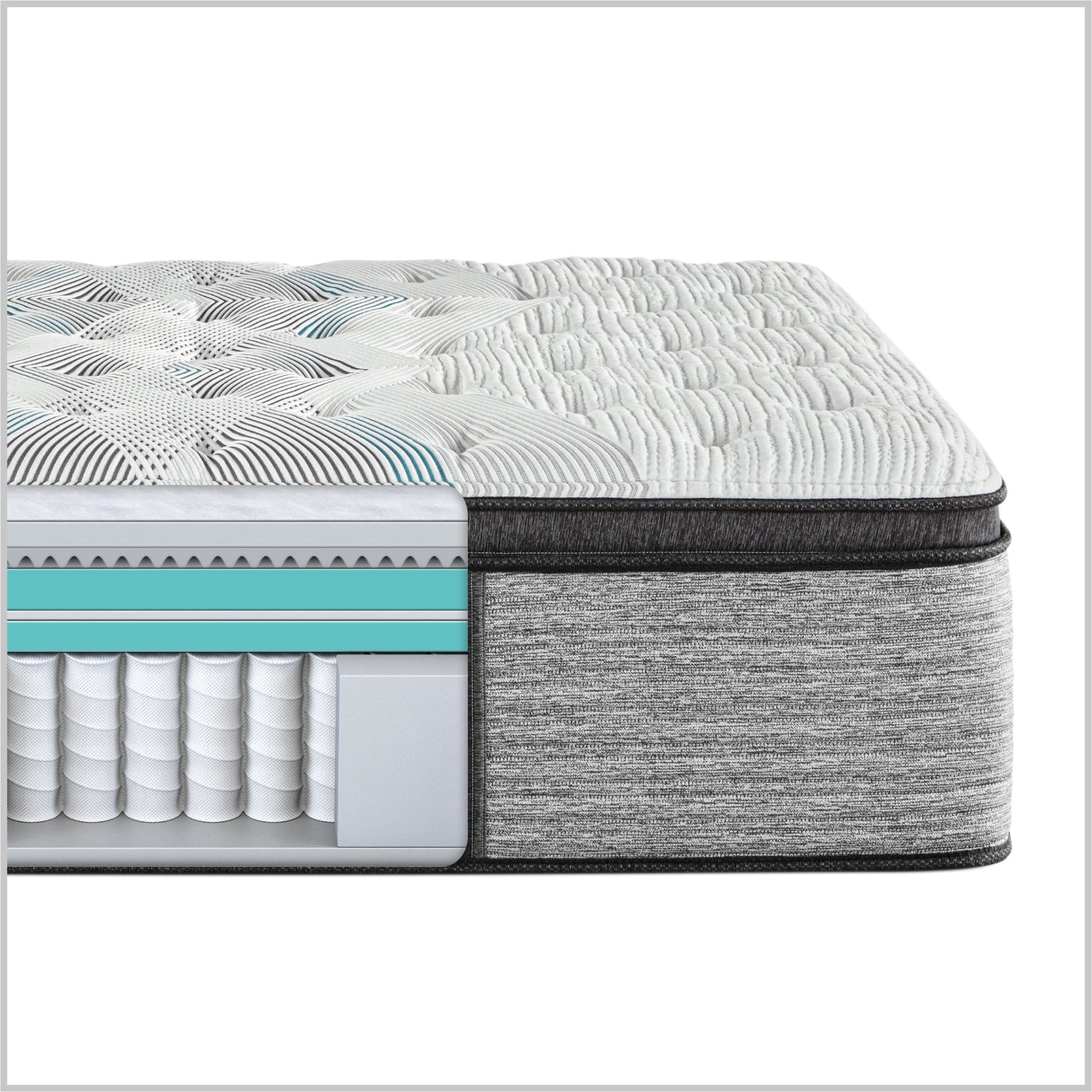 Beautyrest Carbon Series Plush Pillow Top