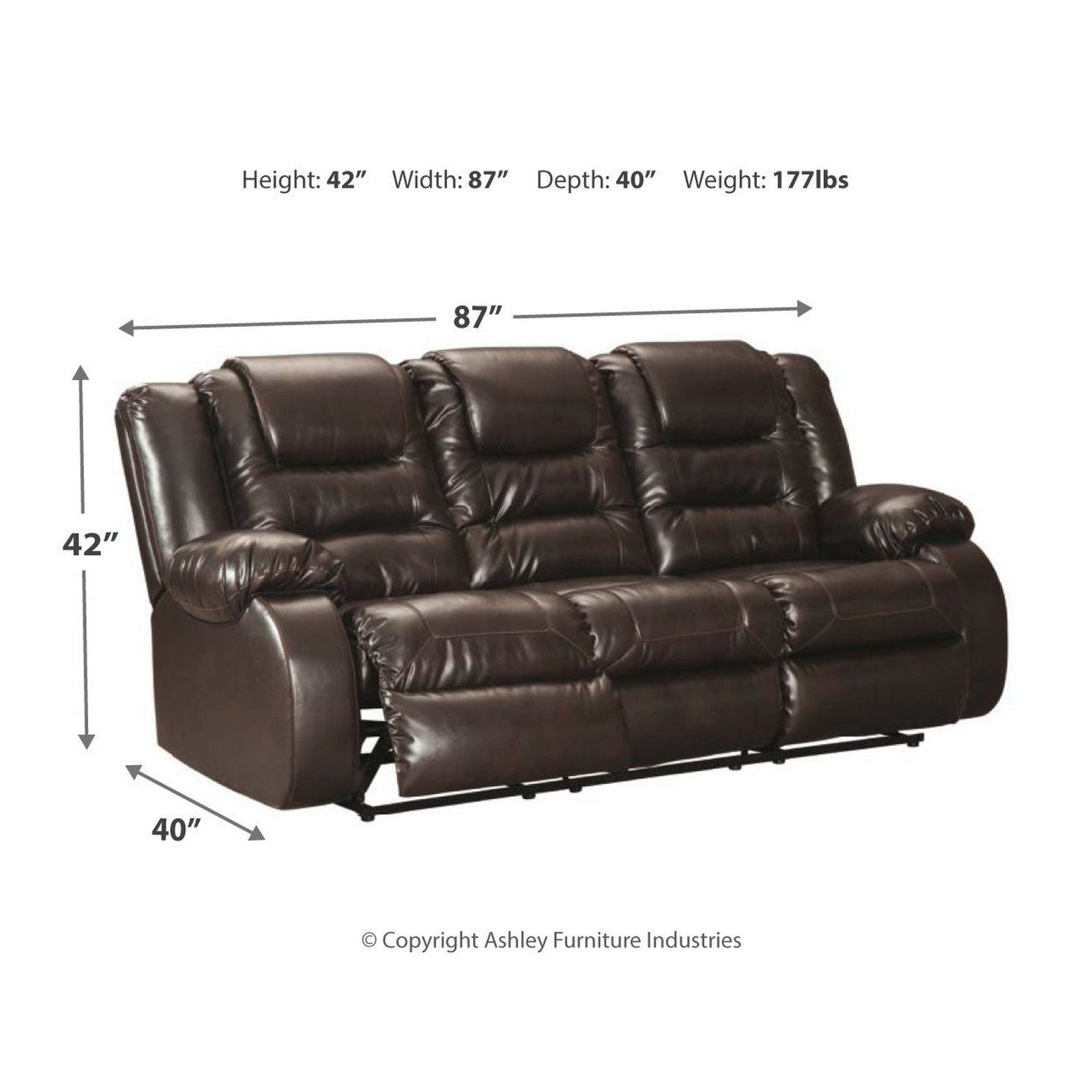 Vacherie Reclining Sofa