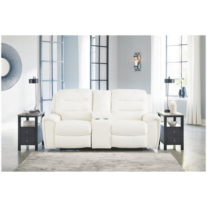 Warlin Power Reclining Loveseat with Console