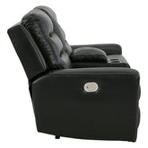 Warlin Power Reclining Loveseat With Console - Beck&