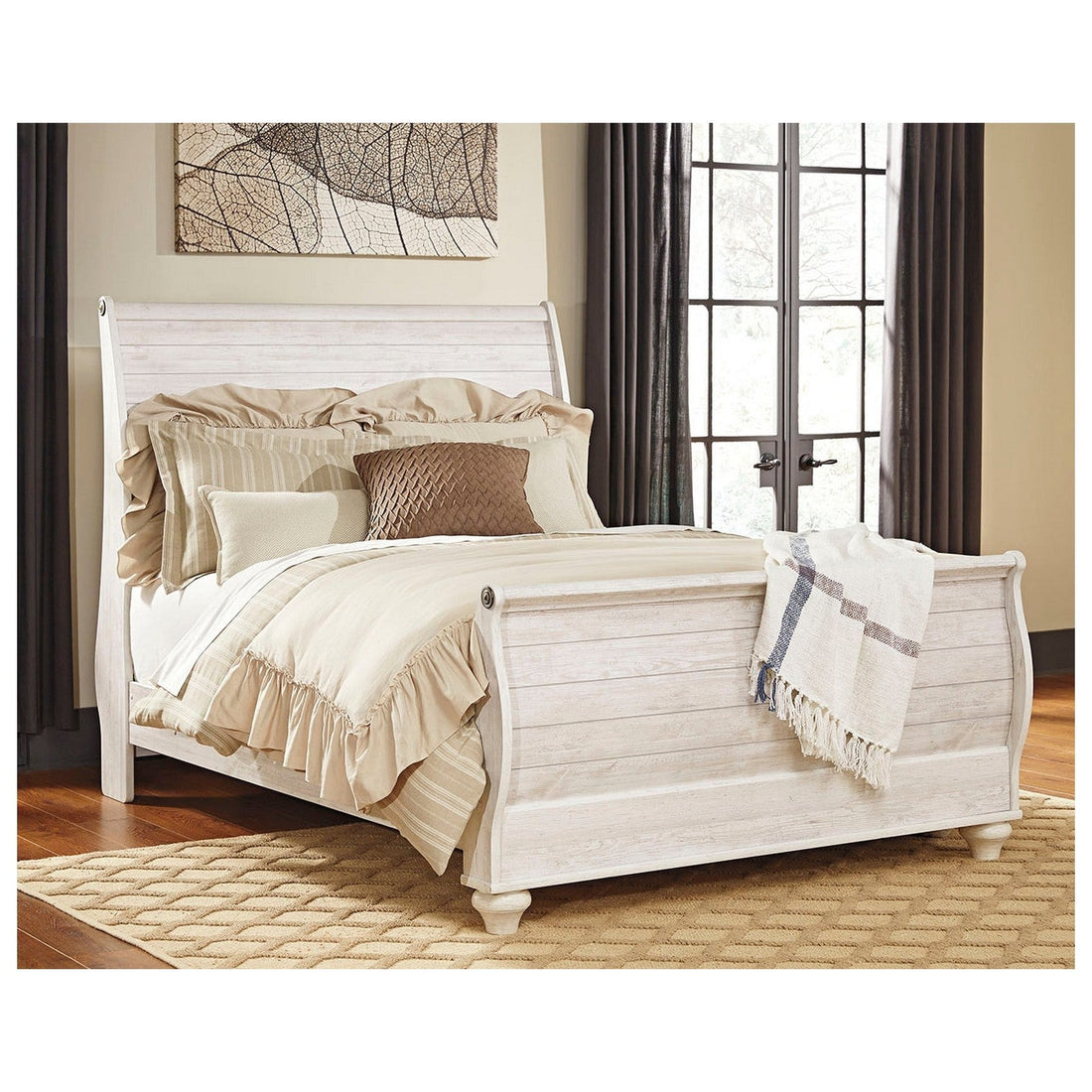 Willowton Sleigh Bed