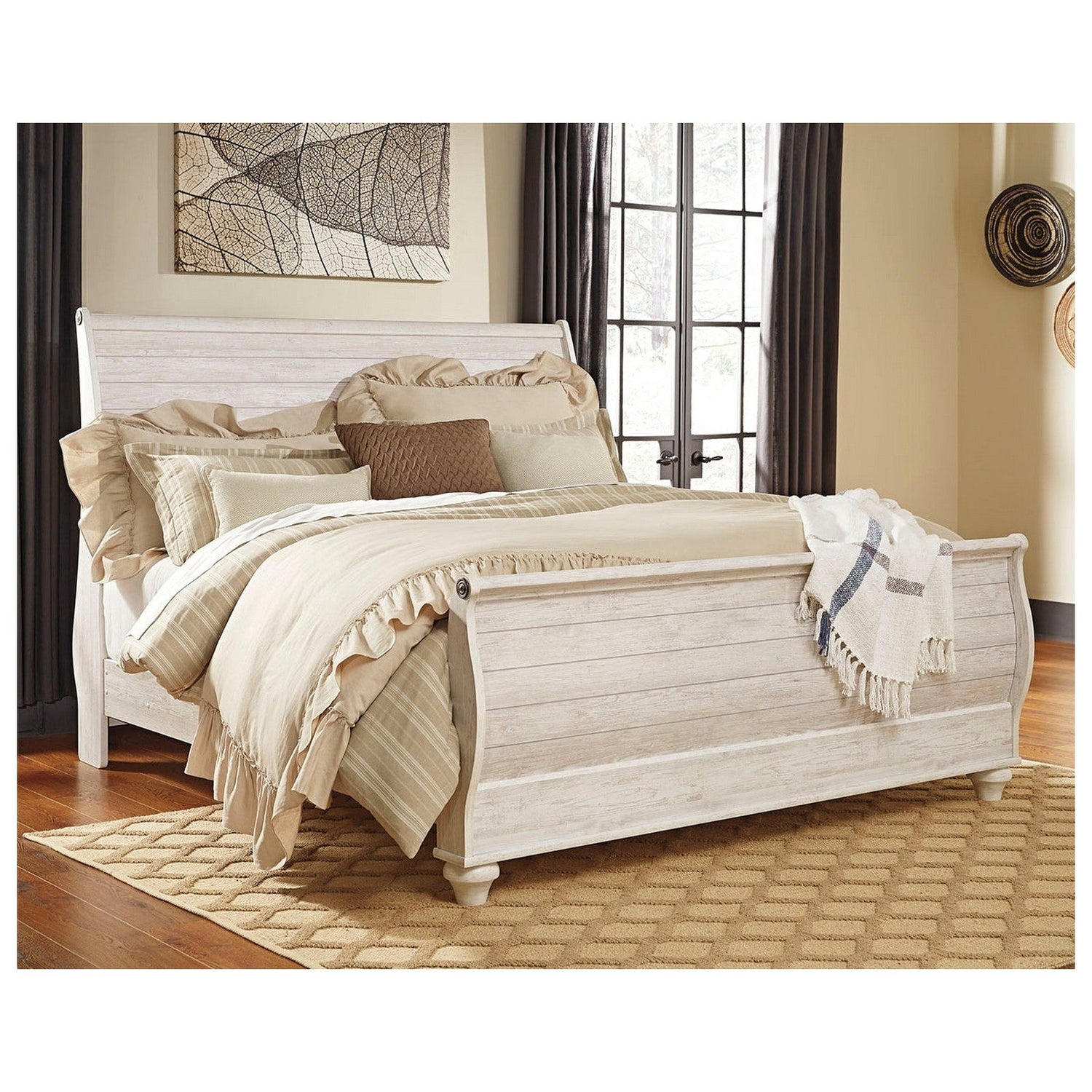 Willowton Sleigh Bed