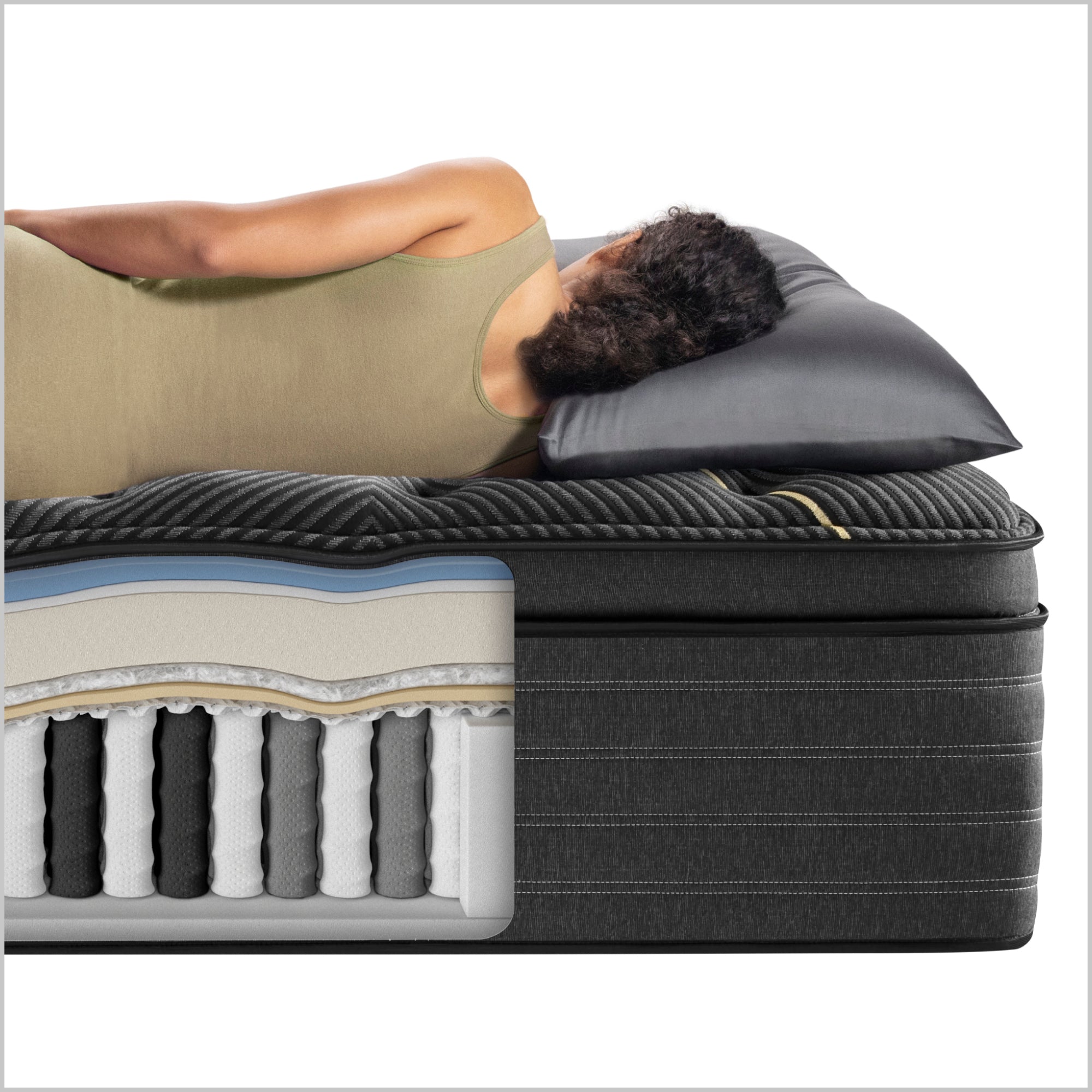 Parte superior tipo almohada firme Beautyrest Black® K-Class